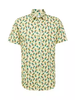 Рубашка на пуговицах стандартного кроя JACK & JONES SUNSHADE, цвет Yellow/Pastel Yellow