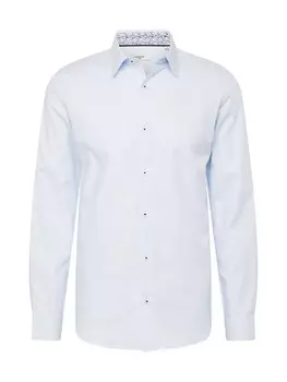 Рубашка на пуговицах стандартного кроя JACK & JONES NORDIC, светло-синий