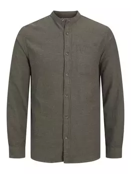 Рубашка на пуговицах стандартного кроя JACK & JONES BAND, оливковый