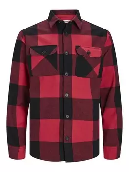 Рубашка на пуговицах стандартного кроя JACK & JONES EDARREN, красный