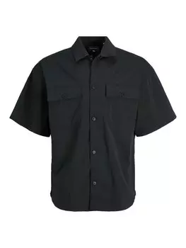 Рубашка на пуговицах стандартного кроя JACK & JONES, черный