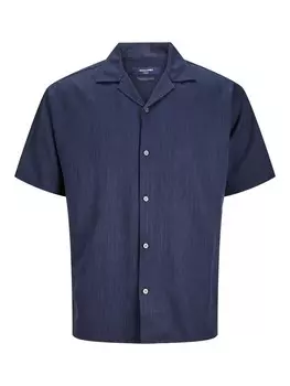 Рубашка на пуговицах стандартного кроя JACK & JONES Jude, ночной синий