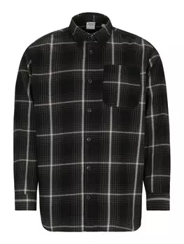 Рубашка на пуговицах стандартного кроя Jack & Jones Plus, черный