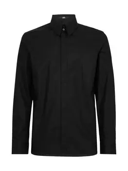 Рубашка на пуговицах стандартного кроя Karl Lagerfeld CLASSIC POPLIN, черный