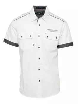 Рубашка на пуговицах стандартного кроя Koroshi, белый