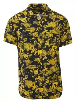 Рубашка на пуговицах стандартного кроя Koroshi, желтый