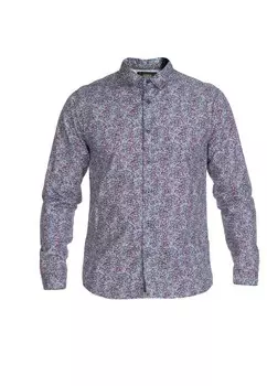 Рубашка на пуговицах стандартного кроя Le Temps Des Cerises RETIL, синий