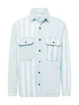 Рубашка на пуговицах стандартного кроя Lee, пастельный синий