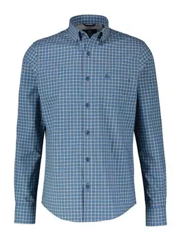 Рубашка на пуговицах стандартного кроя Lerros, синий