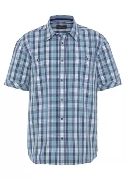 Рубашка на пуговицах стандартного кроя Mans World, темно-синий/светло-голубой