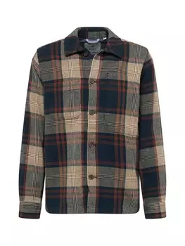 Рубашка на пуговицах стандартного кроя Mustang, темно-синий