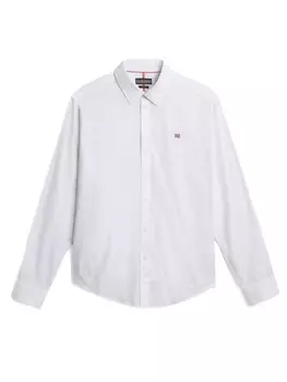 Рубашка на пуговицах стандартного кроя Napapijri G-Graie 1, белый