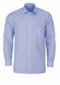 Рубашка на пуговицах стандартного кроя OLYMP, синий