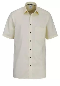 Рубашка на пуговицах стандартного кроя OLYMP, желтый