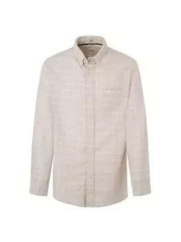 Рубашка на пуговицах стандартного кроя Pepe Jeans PATTISON, бежевый