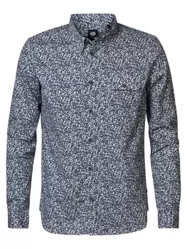 Рубашка на пуговицах стандартного кроя Petrol Industries SOLTITUDE, синий