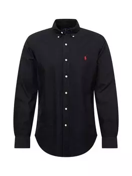 Рубашка на пуговицах стандартного кроя Polo Ralph Lauren, черный
