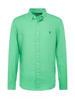 Рубашка на пуговицах стандартного кроя Polo Ralph Lauren, зеленый