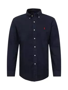 Рубашка на пуговицах стандартного кроя Polo Ralph Lauren, ночной синий