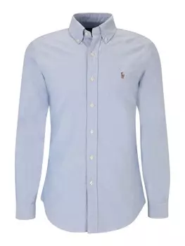 Рубашка на пуговицах стандартного кроя Polo Ralph Lauren, пастельный синий