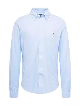Рубашка на пуговицах стандартного кроя Polo Ralph Lauren, светло-синий