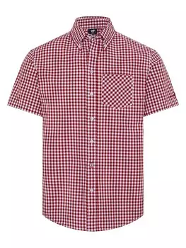 Рубашка на пуговицах стандартного кроя Polo Sylt, темно-красный