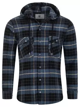 Рубашка на пуговицах стандартного кроя Rock Creek, ночной синий/темно-синий