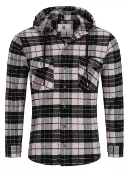 Рубашка на пуговицах стандартного кроя Rock Creek, серый