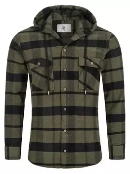 Рубашка на пуговицах стандартного кроя Rock Creek, темно-зеленый