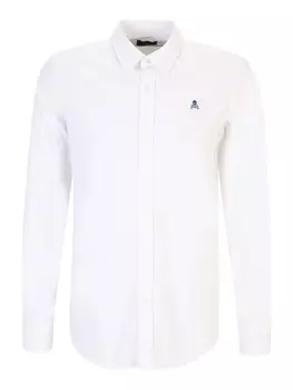 Рубашка на пуговицах стандартного кроя Scalpers, белый