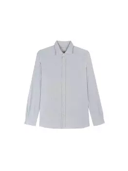 Рубашка на пуговицах стандартного кроя Scalpers SAWYER, синий