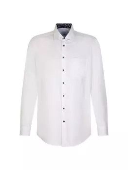 Рубашка на пуговицах стандартного кроя Seidensticker, белый