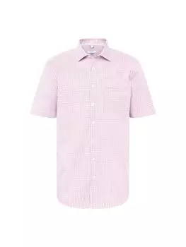 Рубашка на пуговицах стандартного кроя Seidensticker, красный