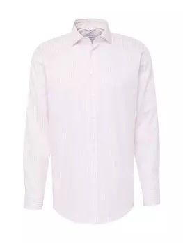 Рубашка на пуговицах стандартного кроя Seidensticker, розовый