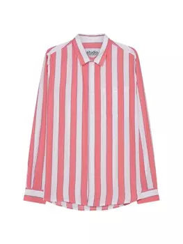 Рубашка на пуговицах стандартного кроя Seidensticker Studio, розовый/белый