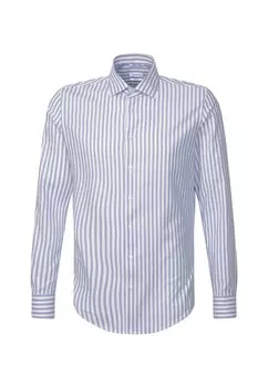 Рубашка на пуговицах стандартного кроя Seidensticker, светло-синий