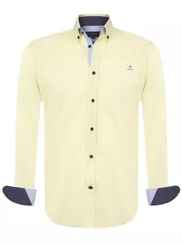 Рубашка на пуговицах стандартного кроя Sir Raymond Tailor Lisburn, желтый