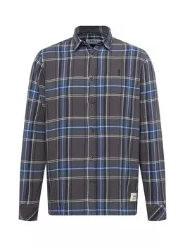 Рубашка на пуговицах стандартного кроя !Solid DANAR, темно-серый