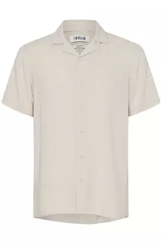 Рубашка на пуговицах стандартного кроя !Solid, крем