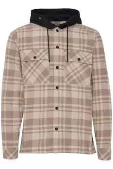 Рубашка на пуговицах стандартного кроя !Solid Zachary, бежевый