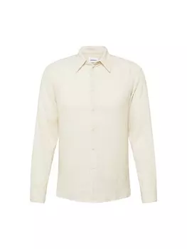 Рубашка на пуговицах стандартного кроя Soulland, белый