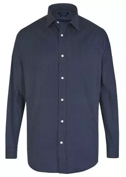 Рубашка на пуговицах стандартного кроя Steffen Klein, синий