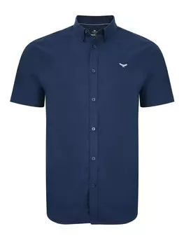 Рубашка на пуговицах стандартного кроя Threadbare INFERNO, темно-синий