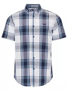 Рубашка на пуговицах стандартного кроя Threadbare Marcello, морской синий/голубой/белый