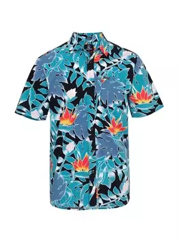 Рубашка на пуговицах стандартного кроя Volcom, разноцветный