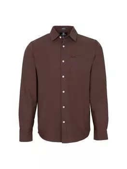 Рубашка на пуговицах стандартного кроя Volcom VEECO OXFORD, коричневый