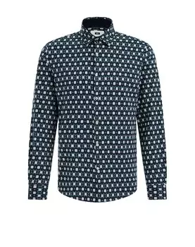 Рубашка на пуговицах стандартного кроя We Fashion, зеленый