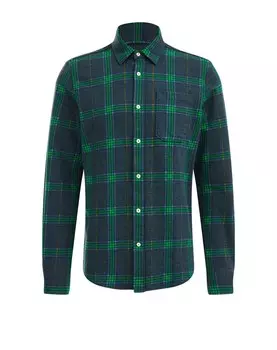 Рубашка на пуговицах стандартного кроя We Fashion, зеленый