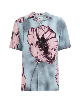 Рубашка на пуговицах стандартного кроя We Fashion, светло-синий