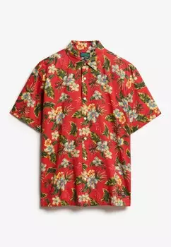 Рубашка на пуговицах Superdry, цвет bright red